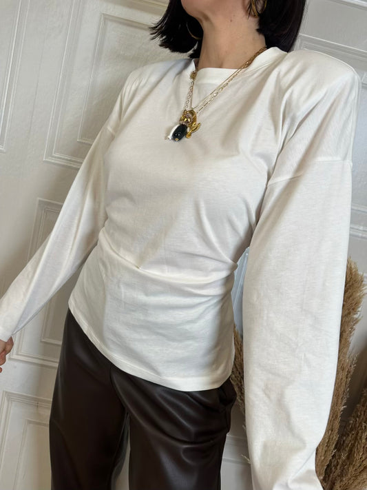 T-shirt gancetto manica lunga - Vicolo