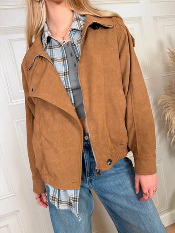 Bomber scamosciato - Kikisix