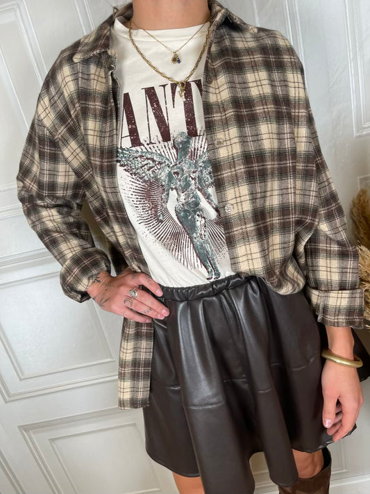 Camicia check over flanella - Haveone