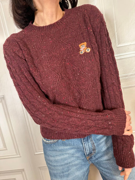 Pull girocollo losanghe orsetto - Kontatto