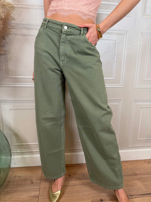Jeans barrel Judo salvia - Haveone