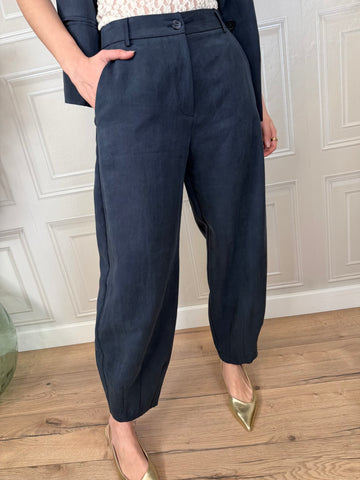 Pantalone ballon soft touch blu - Kikisix