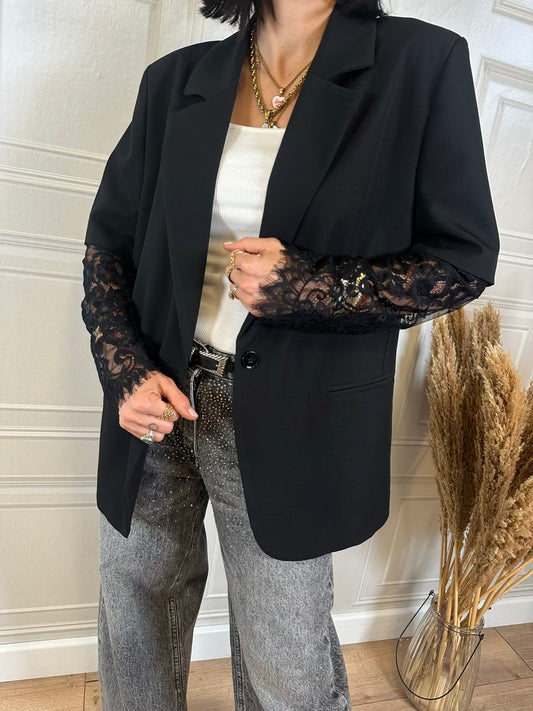 Blazer manica pizzo - Vicolo
