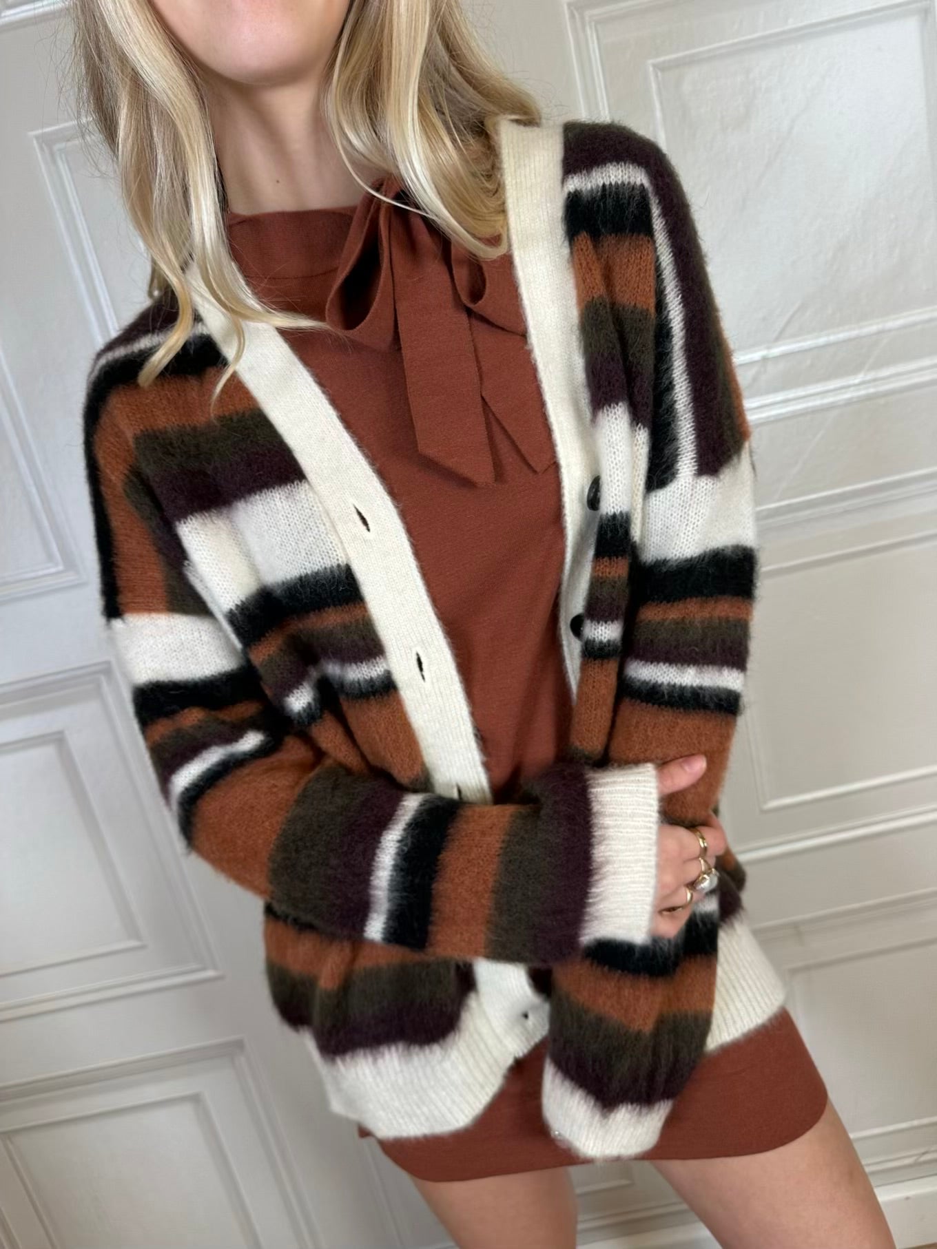 Cardigan mohair righe - Vicolo