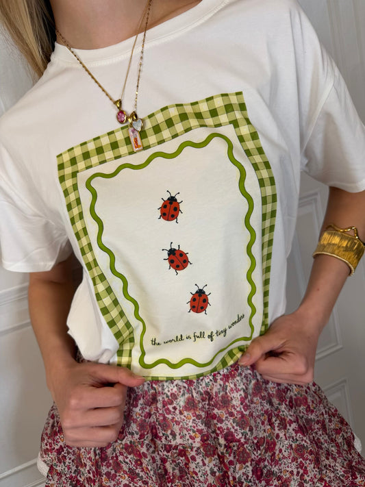 T-shirt coccinelle - Hola Selection