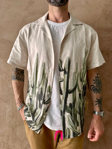Camicia con stampa cactus - Tematico