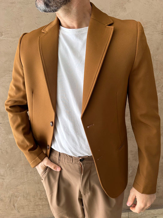 Giacca blazer tabacco - Daniele Alessandrini