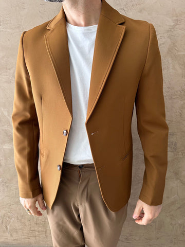 Giacca blazer tabacco - Daniele Alessandrini