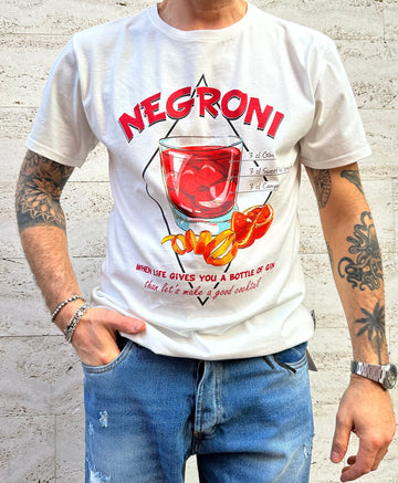 Negroni T-shirt bianca - Berna