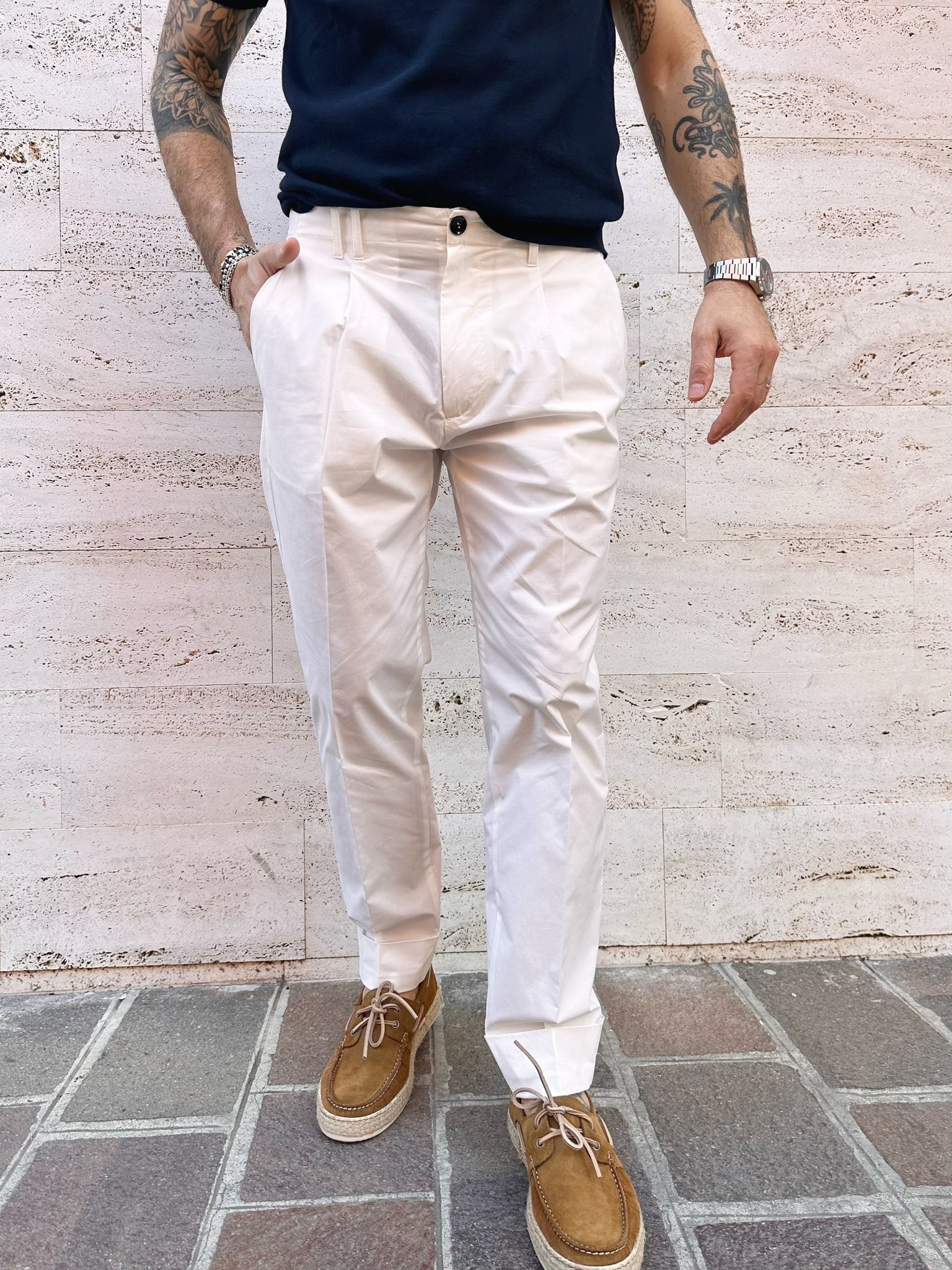 Pantalone chino bianco - LiuJo