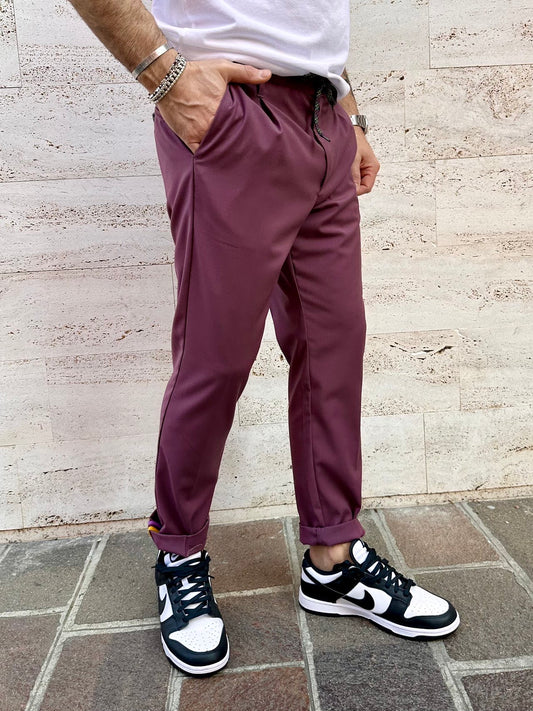 Pantalone prugna - Daniele Alessandrini