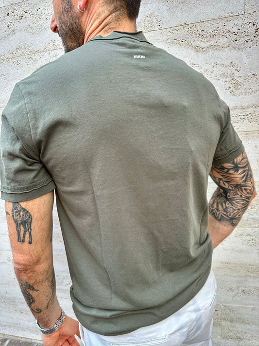 T-shirt solitario verde - Daniele Alessandrini