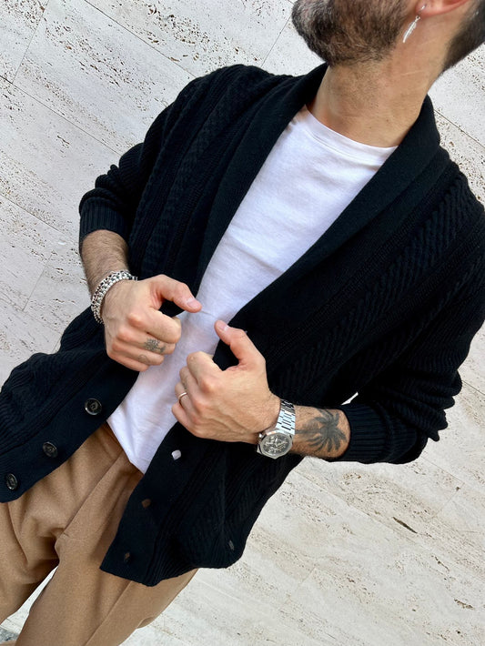 Maglia cardigan nero - Liu Jo